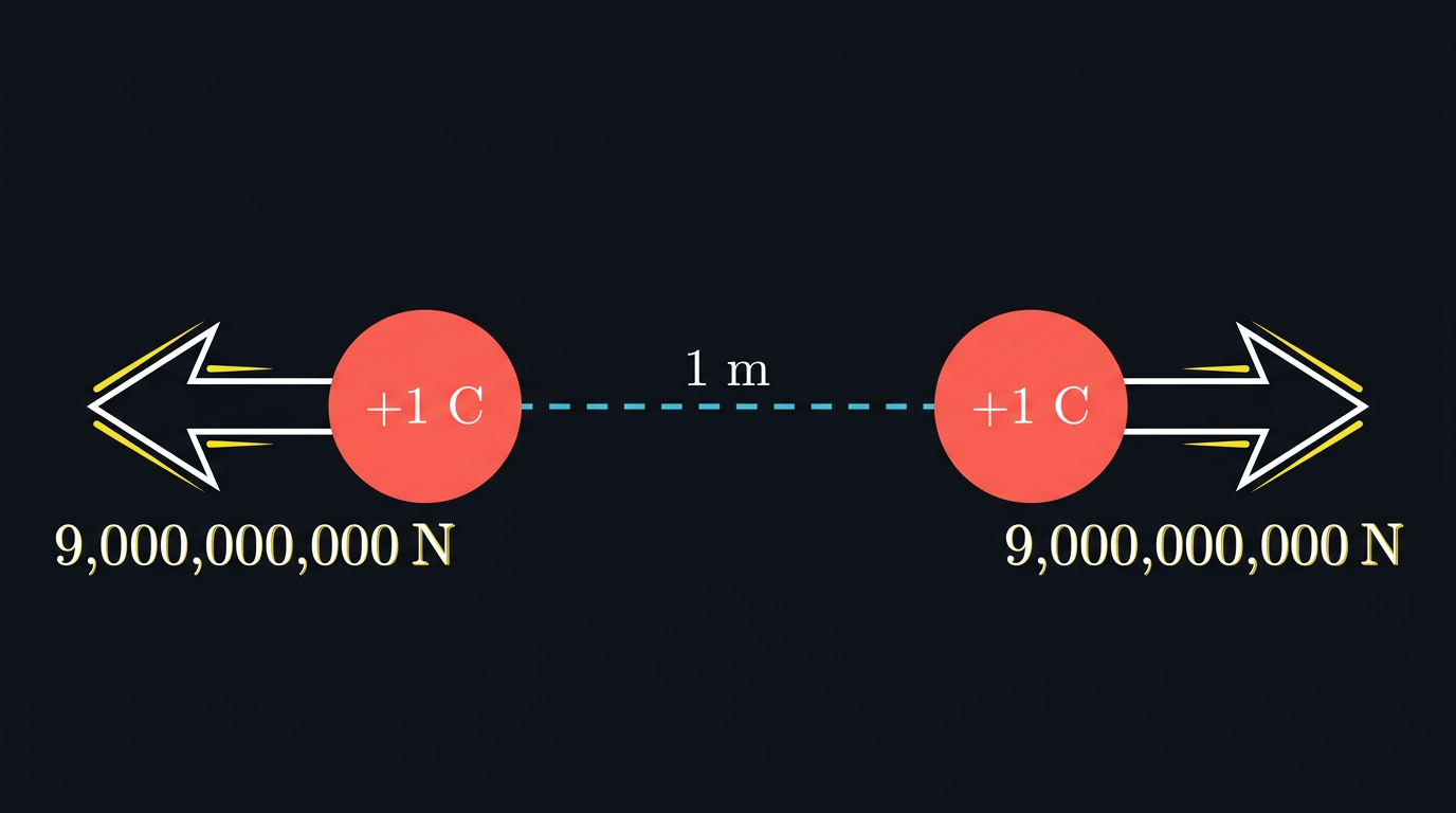 Coulomb Law Example