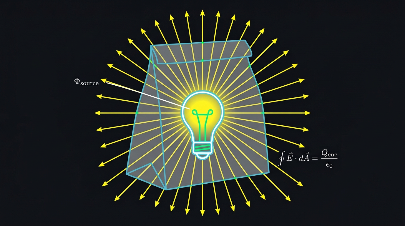 Gaussches Gesetz Intuition